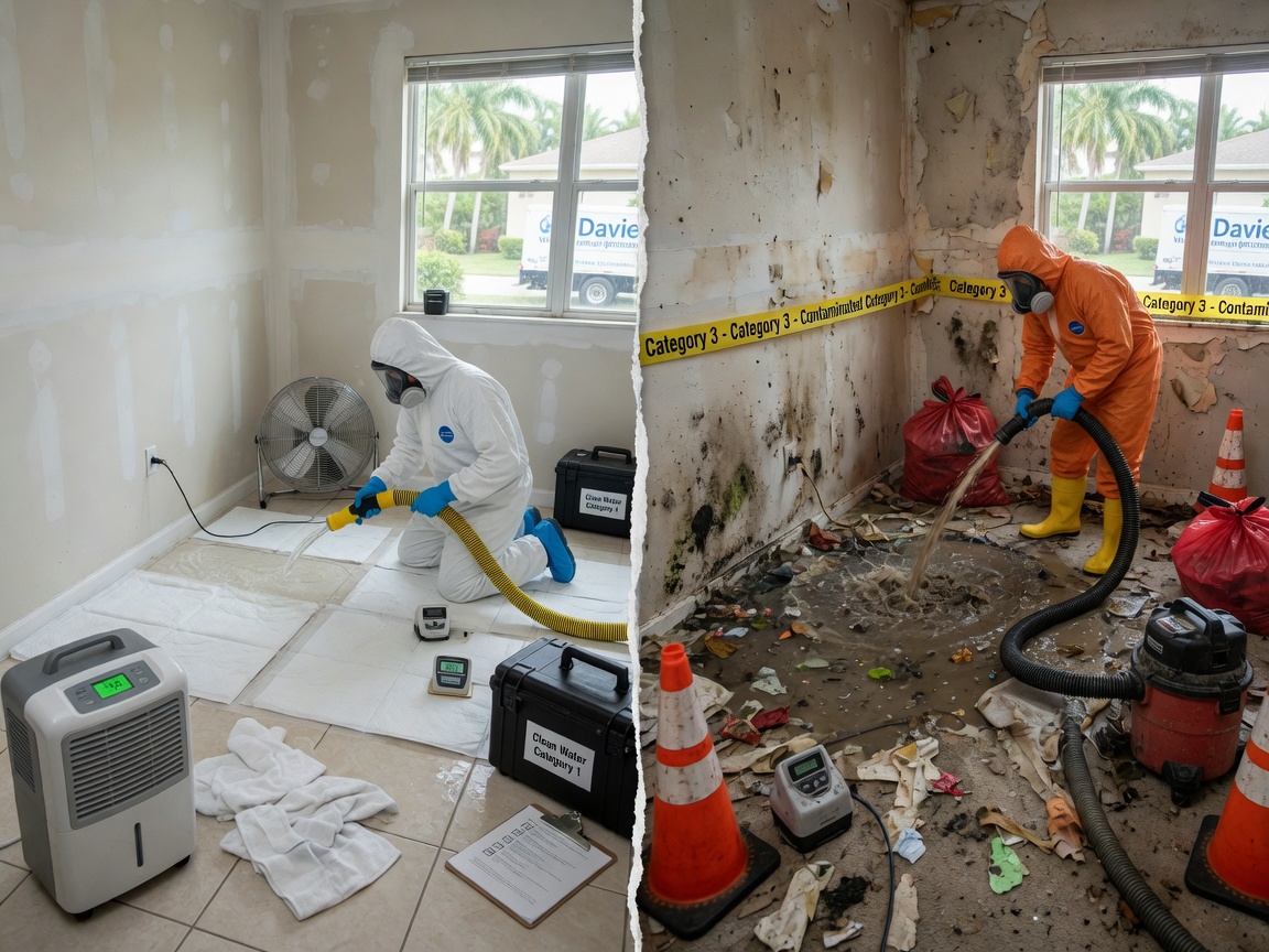 Differences Between Clean Water and Contaminated Water Cleanup