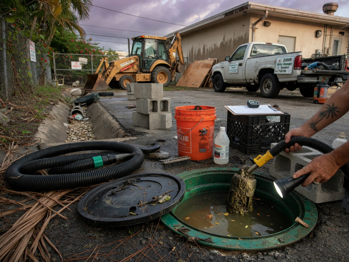 Maintaining Sump Pumps and Drainage in Davie Yards
