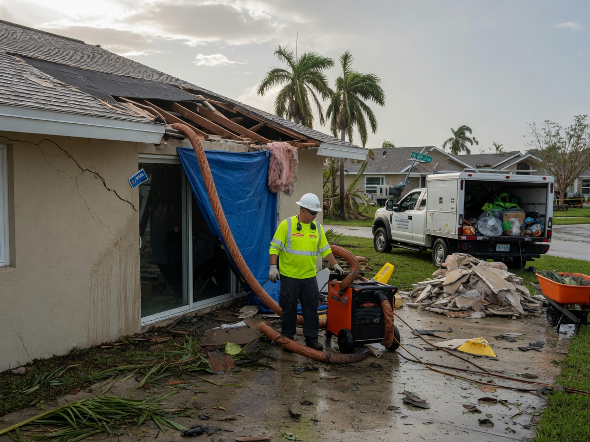 Storm Damage Restoration in Davie, FL